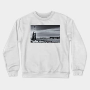 view from Pountas lighthouse Crewneck Sweatshirt